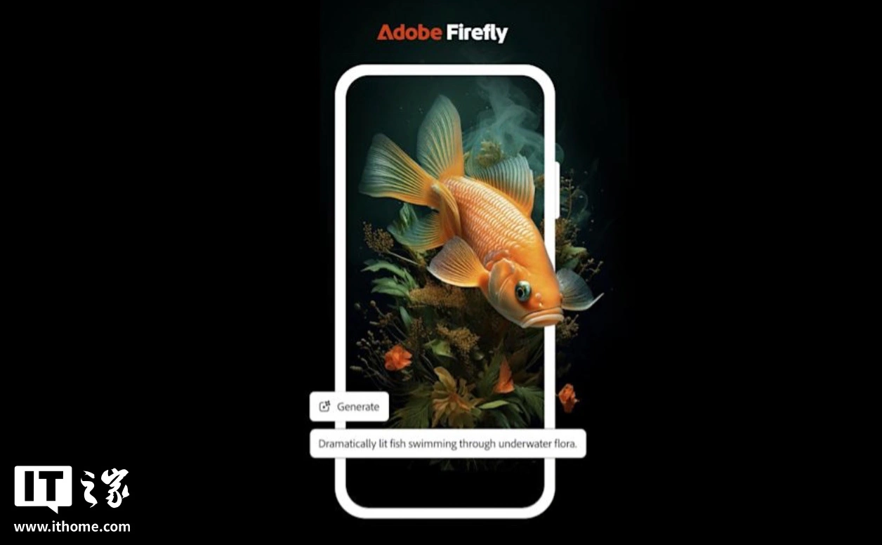 金元速配 Adobe Firefly 上线移动平台应用：支持文生图 / 视频，可调用第三方 AI 模型