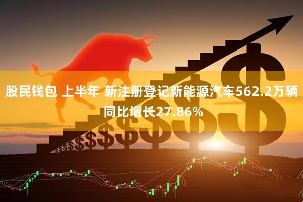 股民钱包 上半年 新注册登记新能源汽车562.2万辆 同比增长27.86%