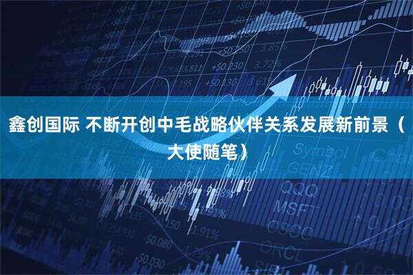 鑫创国际 不断开创中毛战略伙伴关系发展新前景（大使随笔）