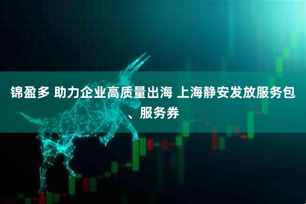 锦盈多 助力企业高质量出海 上海静安发放服务包、服务券