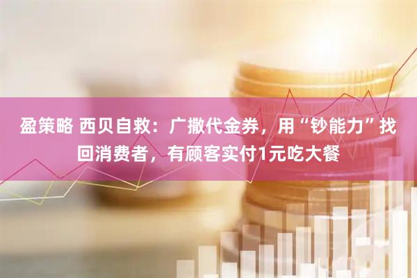 盈策略 西贝自救：广撒代金券，用“钞能力”找回消费者，有顾客实付1元吃大餐